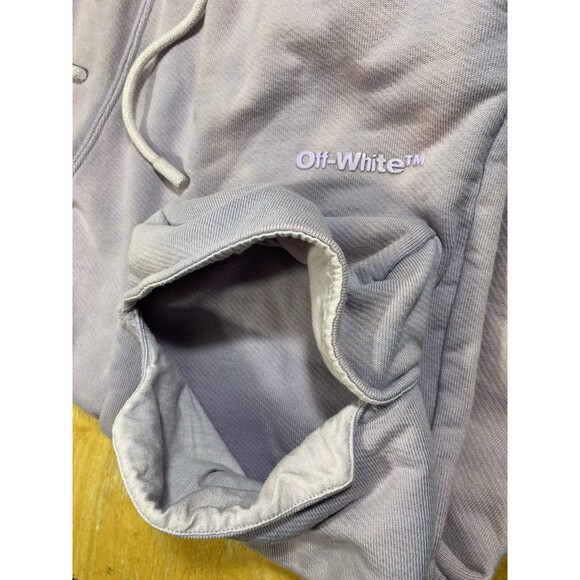 *AUTHENTIC* Off-White Womens Laundry Cargo Sweat Pant in Lilac Pockets Oversized - Picture 3 of 13
